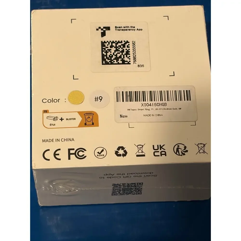 Lemolf Smart Ring Size 9, Gold